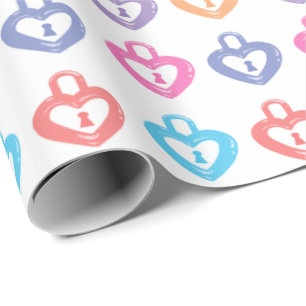 Papel De Regalo Patrón Pastel de bloqueo cardíaco