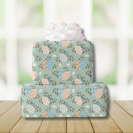 Papel De Regalo Patrón pastel de huevos de pascua