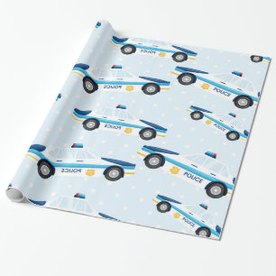 Papel De Regalo Patrón policial