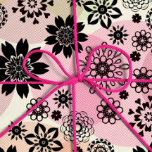Patrón Pop de impresión floral Cuadrito Girly Boho