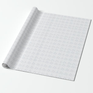 Papel De Regalo Patrón repetitivo de chinoiserie blanco azul