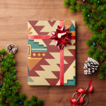 Patrón retro Personalizado de motivos étnicos