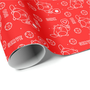 Papel De Regalo Patrón rojo canadiense de picnic