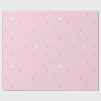 Papel De Regalo Patrón rosa de póquer