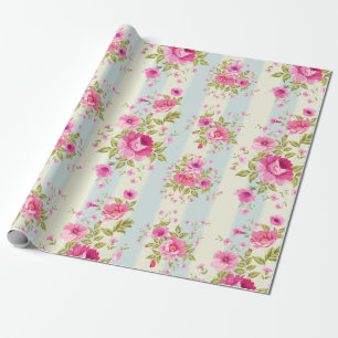 Papel De Regalo Patrón rosa rosa rosado de Bonito