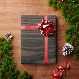 Papel De Regalo Patrón rústico de madera