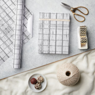 Papel De Regalo Patrón simétrico de madera encalada