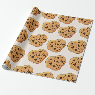 Papel De Regalo Patrón sin fisuras de cookies antiguas. ilusiones 