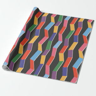 Papel De Regalo Patrón sin fisuras del zig abstracto del arcoiris,