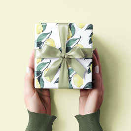 Papel De Regalo Patrón sin foco de las lámparas amarillas de color