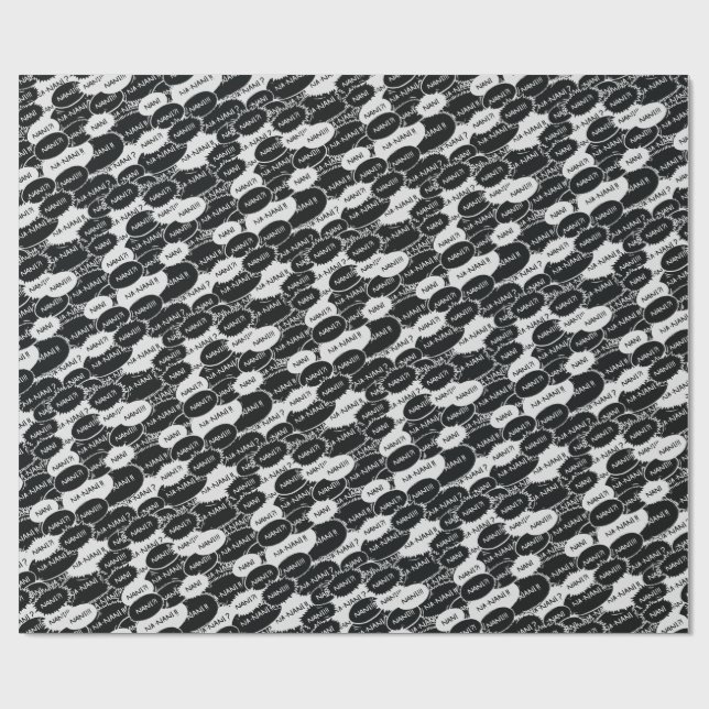 Papel De Regalo Patrón sin problemas de explosión de Nani (Superficie plana)