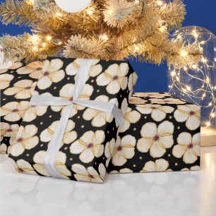 Papel De Regalo Patrón sin soldadura de flor acuática