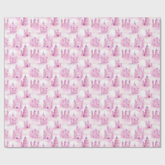Papel De Regalo Patrón sin soldadura del Castillo de la Princesa