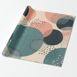 Papel De Regalo Patrón sin soldadura mínimo abstracto - Geométrico