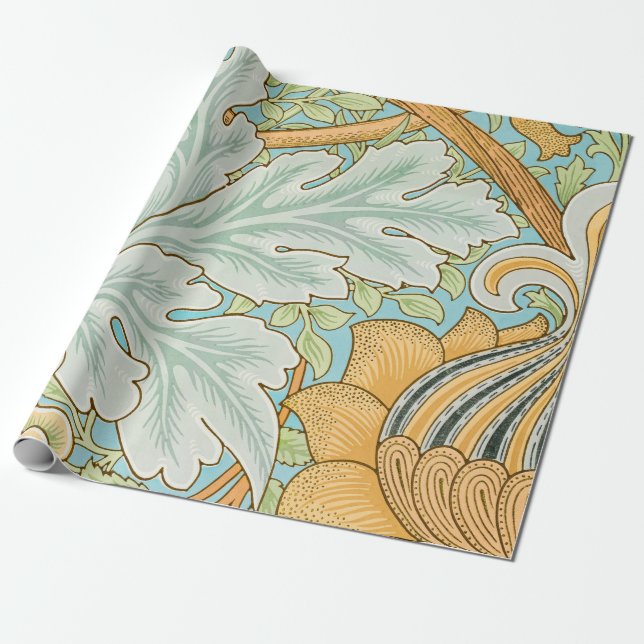 Papel De Regalo Patrón St James (por William Morris) (Desenrollado)