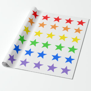 Papel De Regalo Patrón Starry de color moderno