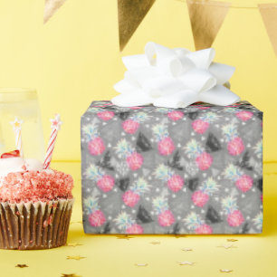 Papel De Regalo Patrón texturizado de piña geométrica