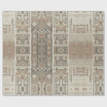 Patrón tribal geométrico elegante de Moda retro