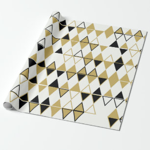 Papel De Regalo Patrón uniforme geométrico abstracto sin costuras 