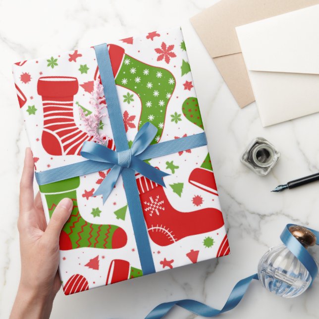 Papel De Regalo Patrón vectorial sin problemas con diferentes Navi (Regalar)