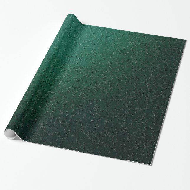 Papel De Regalo patrón verde oscuro (Desenrollado)