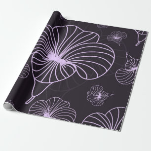 Papel De Regalo Patrón vintage con tema floral. Fondo con