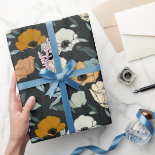 Papel De Regalo Patrón vintage de los pipetas boho