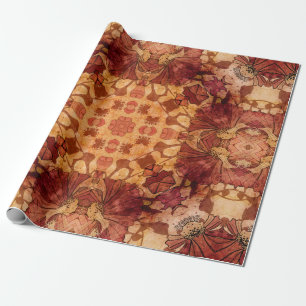 Papel De Regalo patrón vintage geométrico ornamental art nouveau i