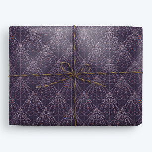 Papel De Regalo Patrón web de araña de brujas de Halloween