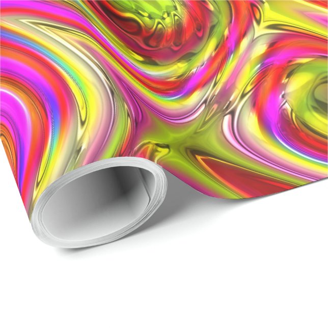 Papel De Regalo Patrones abstractos 32A (Esquina del rollo)