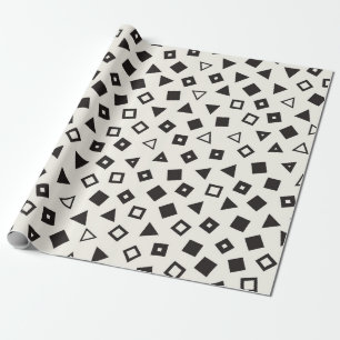 Papel De Regalo Patrones caóticos sin mar. Geom aleatorio disperso