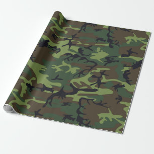 Papel De Regalo Patrones de camuflaje transitorios