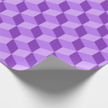 PATRONES DE CUBO GEOMÉTRICO DE PURPLE BRILLANTE