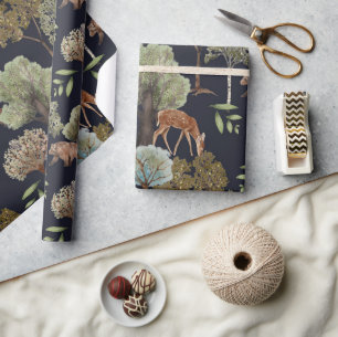 Papel De Regalo Patrones de la escena de Woodland Seamless