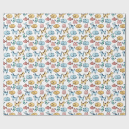 Papel De Regalo patrones de mascotas