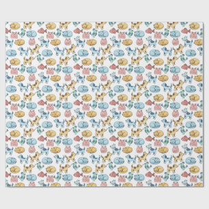 Papel De Regalo patrones de mascotas