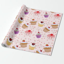 Papel De Regalo patrones de postres dulces