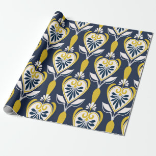 Papel De Regalo Patrones florales sin inconfundibles de estilo esc