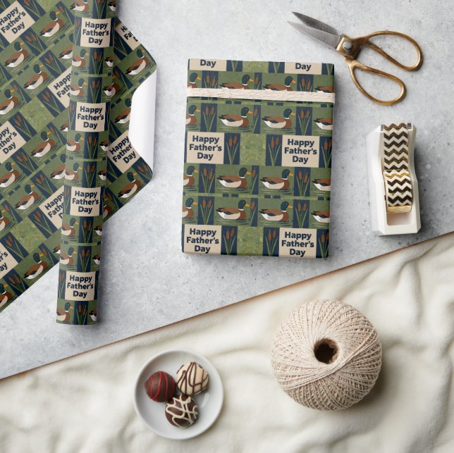 Papel De Regalo Patrullas y espadañas Día del Padre (Artesanía)