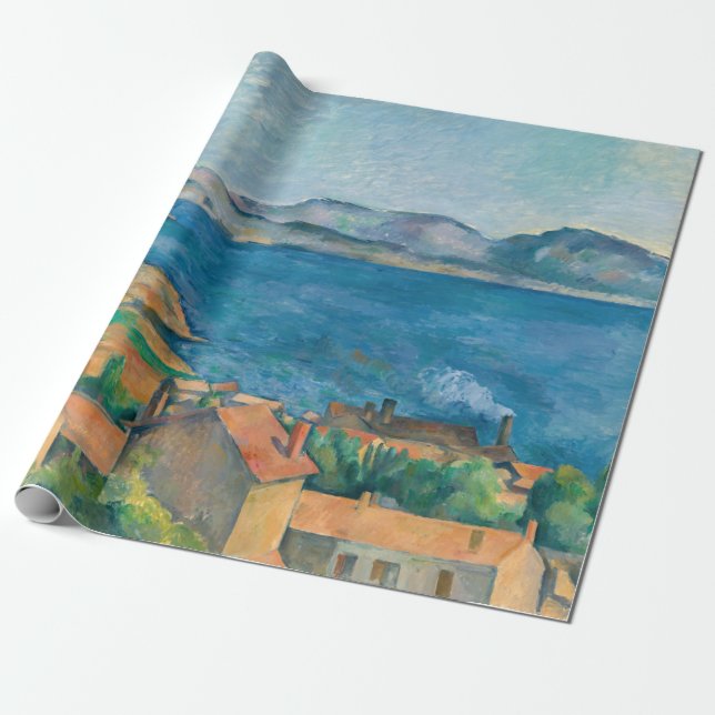 Papel De Regalo Paul Cezanne - Bahía de Marsella, vista desde Esta (Desenrollado)