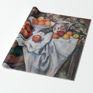 Papel De Regalo Paul Cezanne - Bodegón, Manzanas y Naranjas