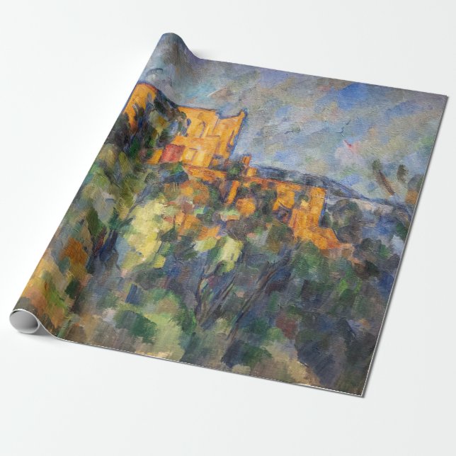 Papel De Regalo Paul Cezanne - Chateau Noir (Desenrollado)
