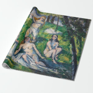 Papel De Regalo Paul Cezanne - Cuatro Bañistas