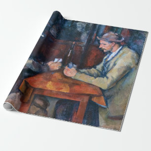 Papel De Regalo Paul Cezanne - Los jugadores de cartas