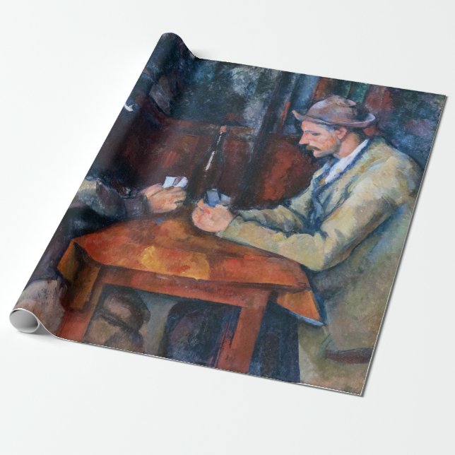 Papel De Regalo Paul Cezanne - Los jugadores de cartas (Desenrollado)