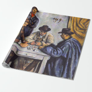 Papel De Regalo Paul Cezanne - Los jugadores de cartas