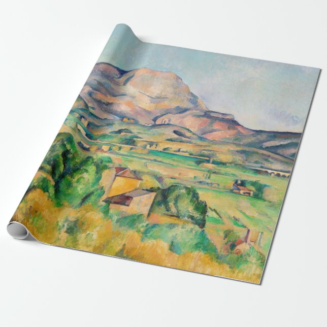 Papel De Regalo Paul Cezanne - Mont Sainte-Victoire (Desenrollado)