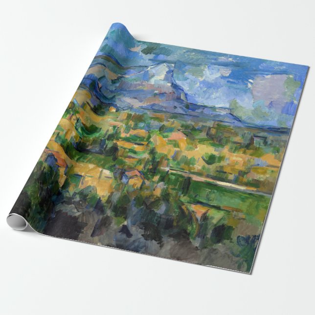 Papel De Regalo Paul Cezanne - Mont Sainte-Victoire (Desenrollado)