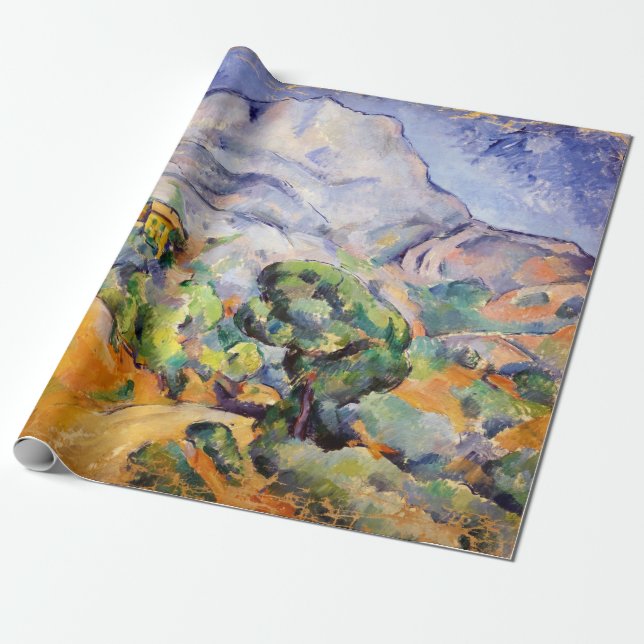 Papel De Regalo Paul Cezanne - Mont Sainte-Victoire, Tholonet Road (Desenrollado)