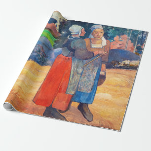 Papel De Regalo Paul Gauguin - Campesinas bretonas
